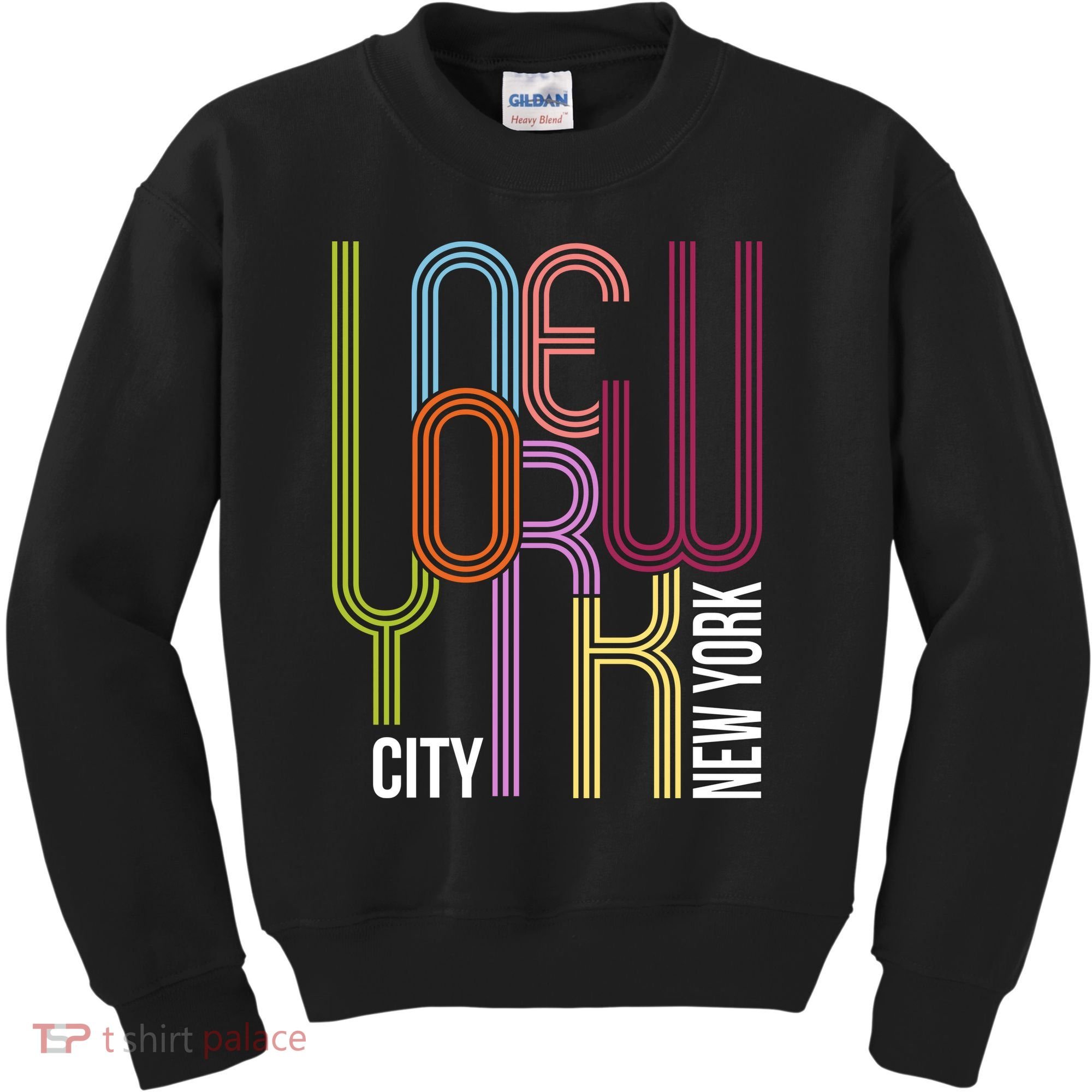 New York City Retro 80s Style Kids Sweatshirt