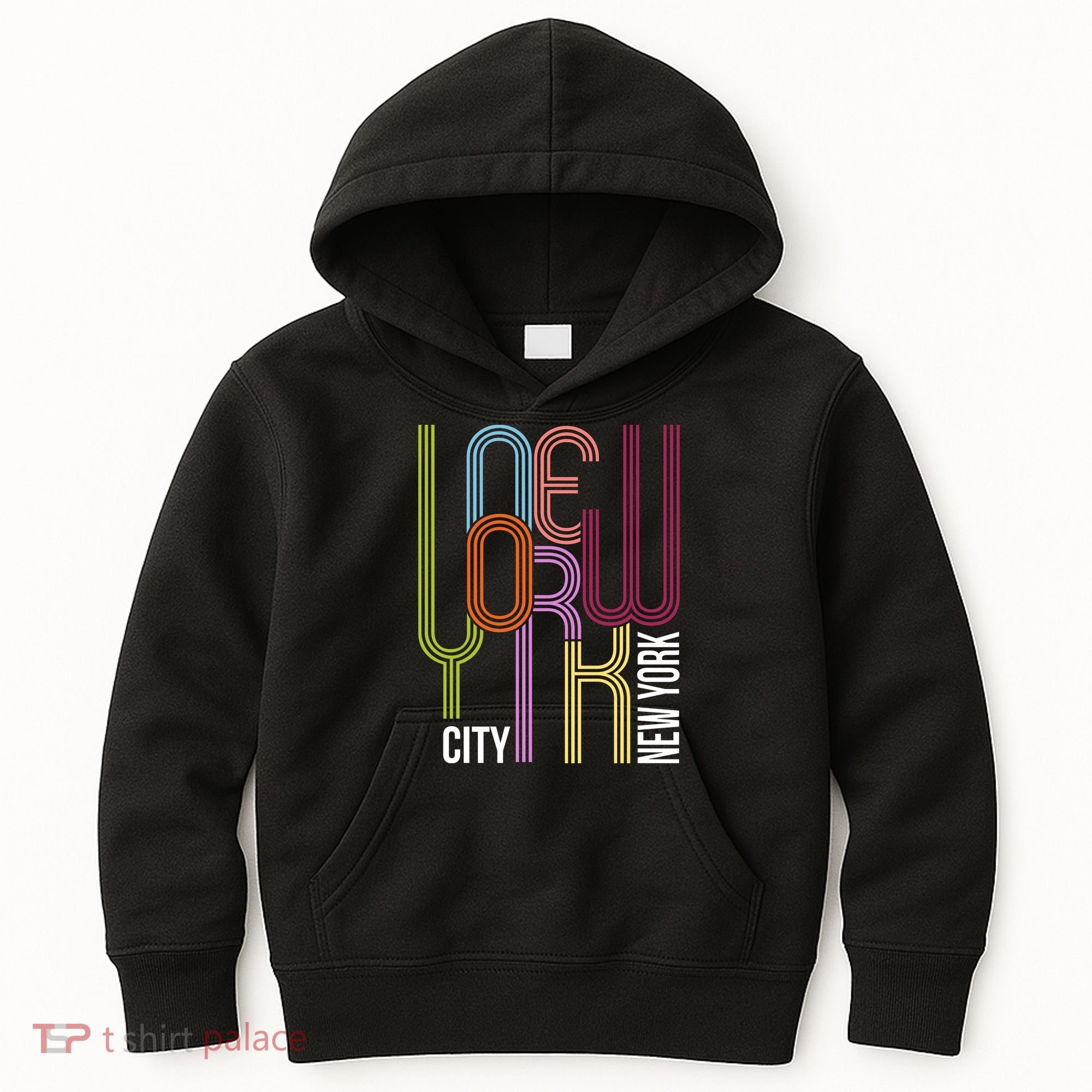 New York City Retro 80s Style Kids Hoodie