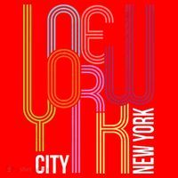 New York City Retro 80s Style Santa Hat thumb 1