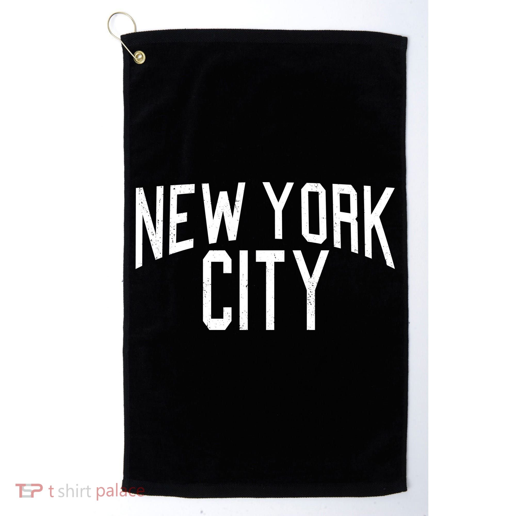 New York City Simple Logo Golf Towel