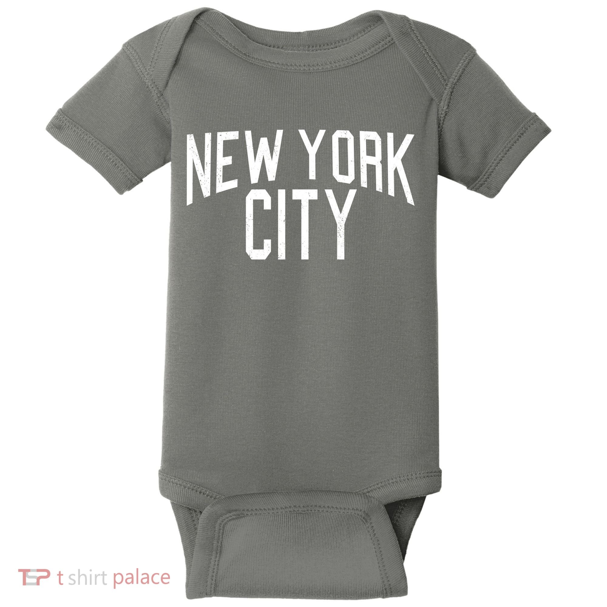New York City Simple Logo Baby Bodysuit
