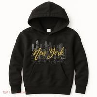 New York City Skyline  Buildings Kids Hoodie thumb 0