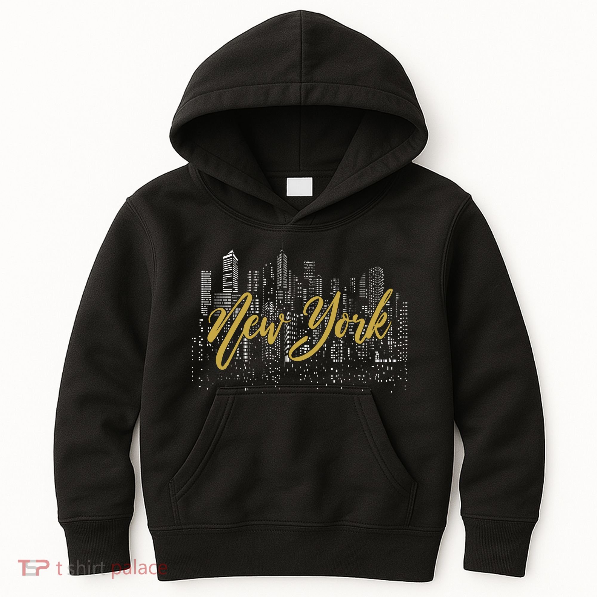 New York City Skyline  Buildings Kids Hoodie
