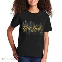 New York City Skyline  Buildings Kids T-Shirt thumb 2