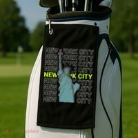 New York City Statue of Liberty Golf Towel thumb 2