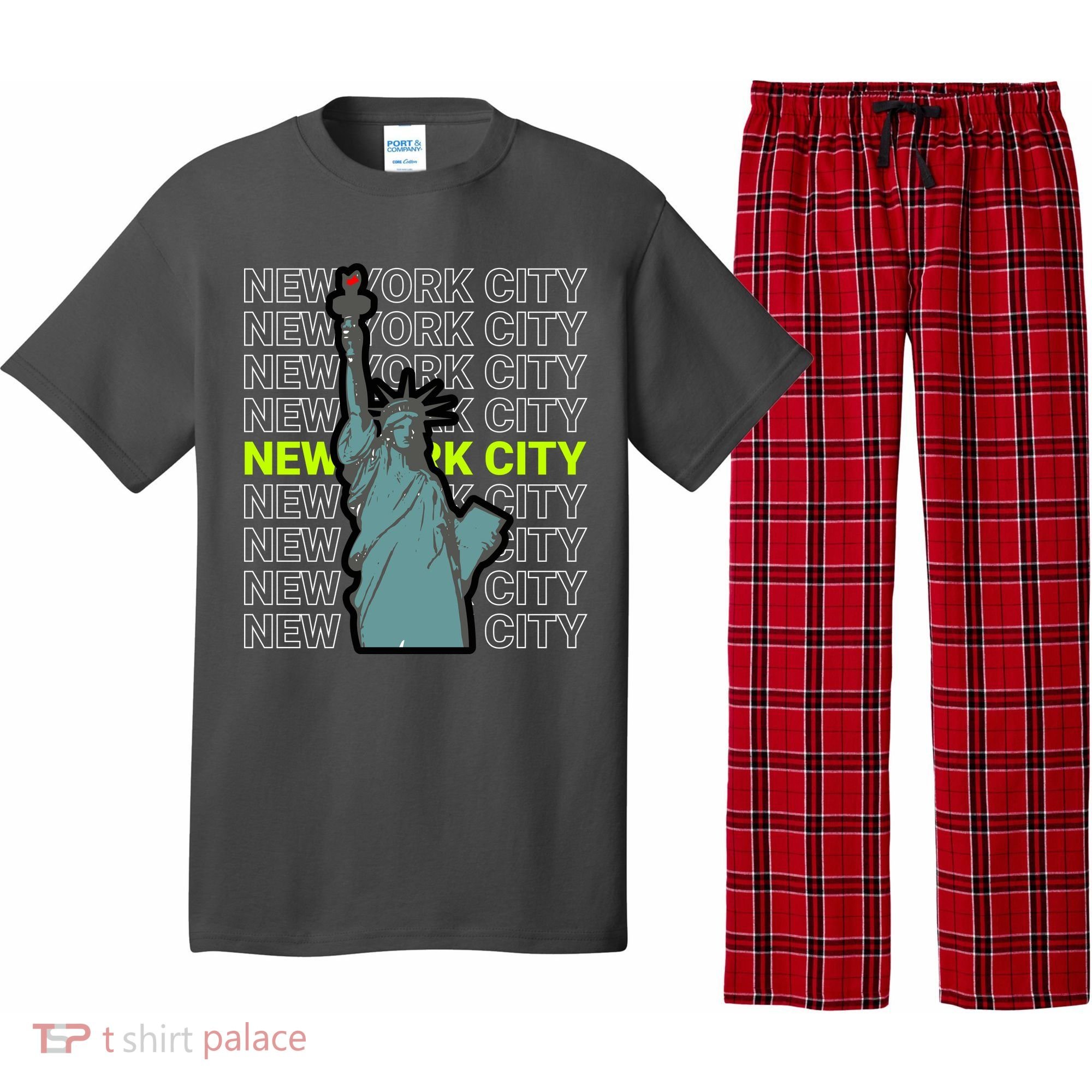 New York City Statue of Liberty Pajama Set
