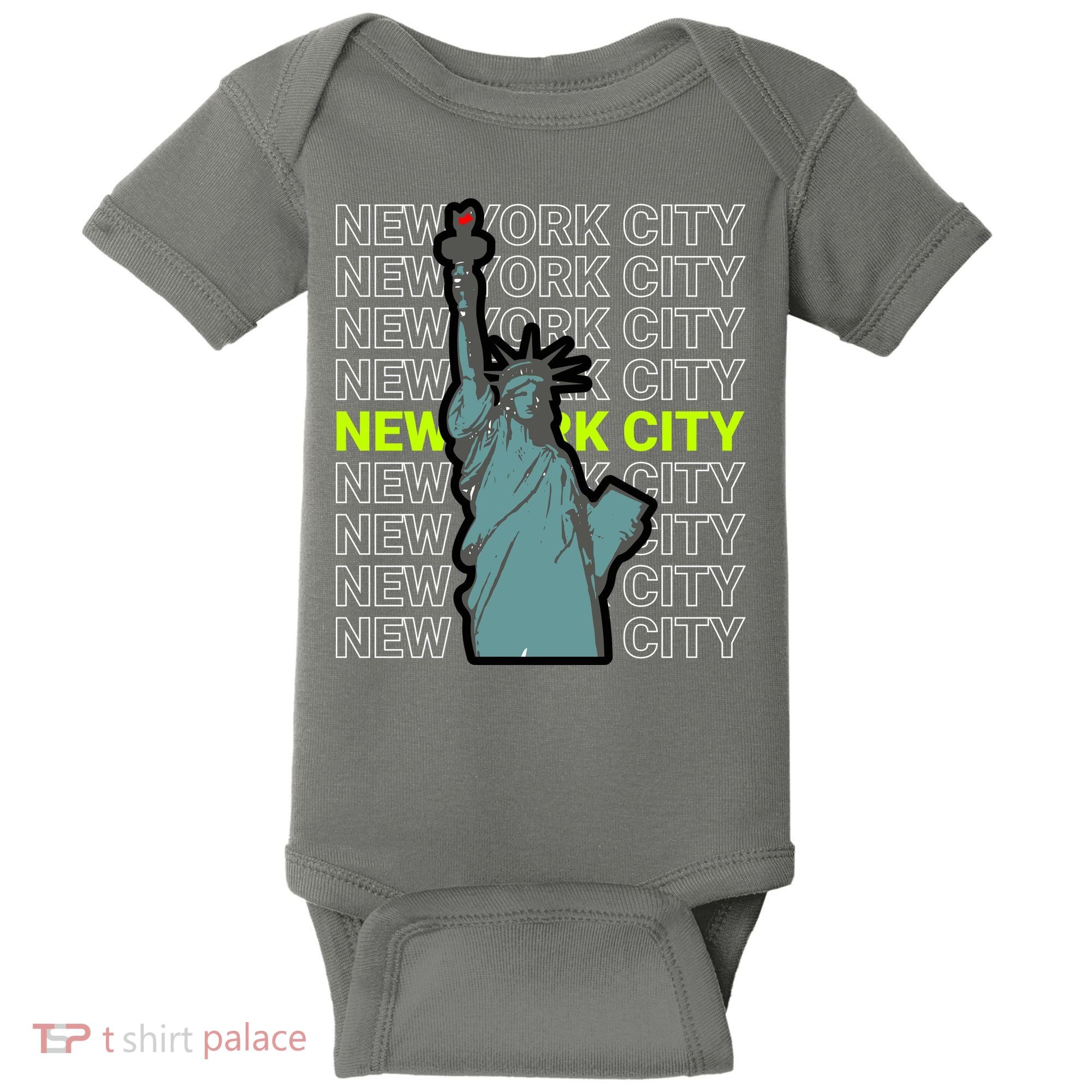 New York City Statue of Liberty Baby Bodysuit