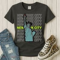 New York City Statue of Liberty Women's T-Shirt thumb 3