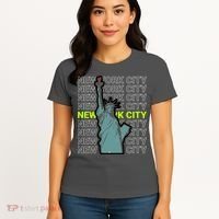 New York City Statue of Liberty Women's T-Shirt thumb 4