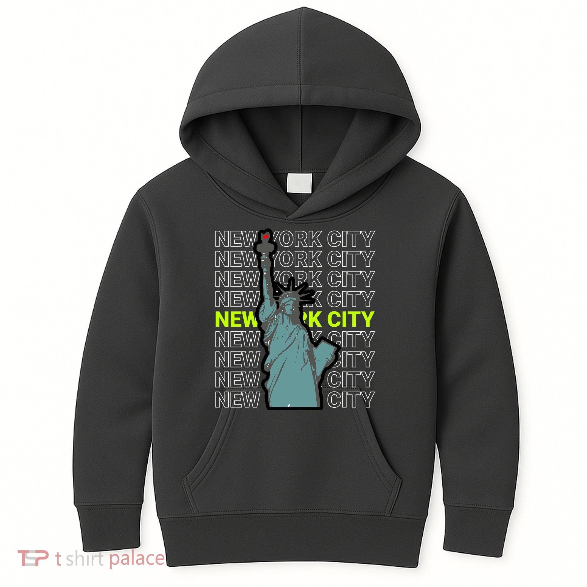 New York City Statue of Liberty Kids Hoodie