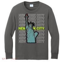 New York City Statue of Liberty Kids Long Sleeve Shirt thumb 0