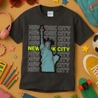 New York City Statue of Liberty Kids T-Shirt thumb 3