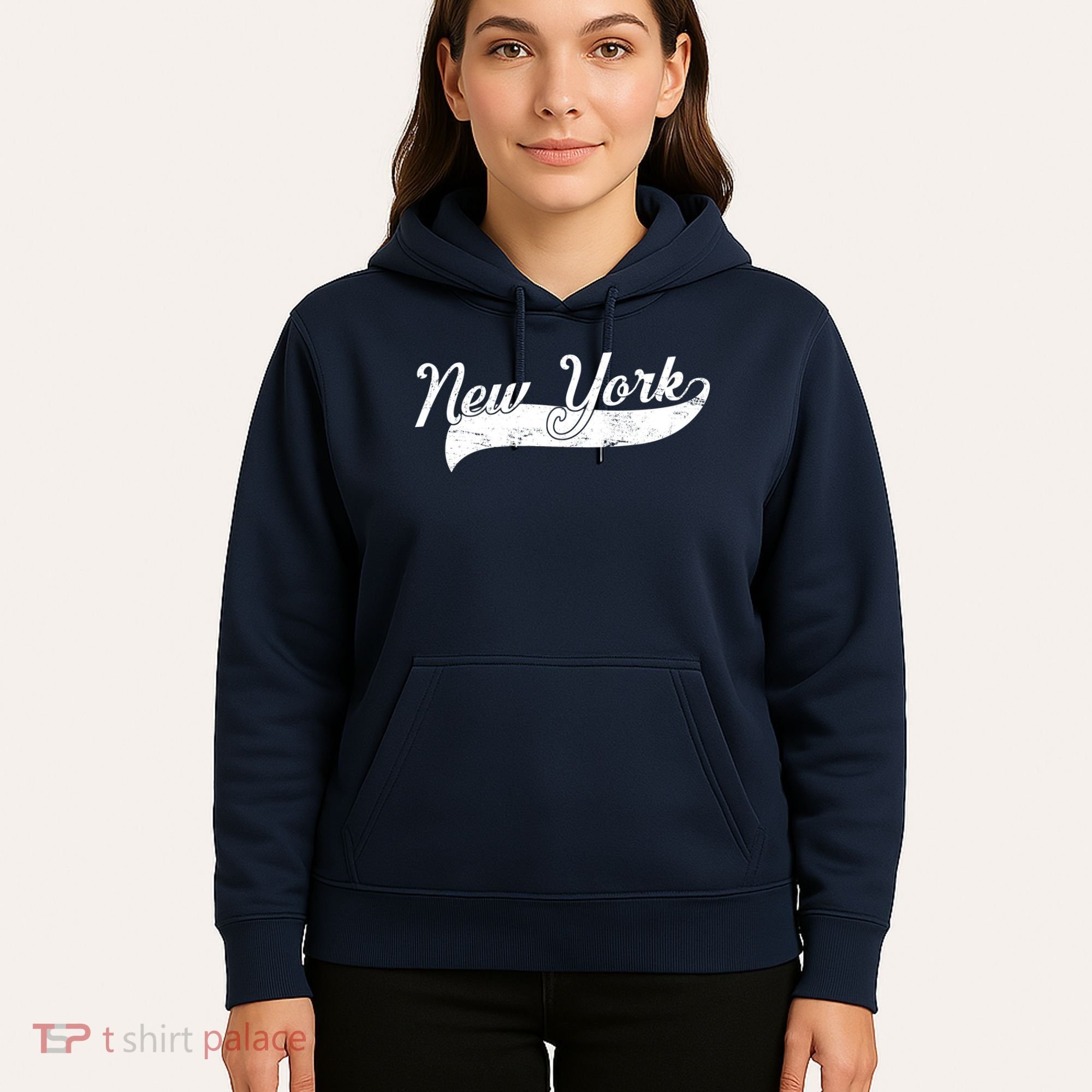 New York Classic Logo Hoodie