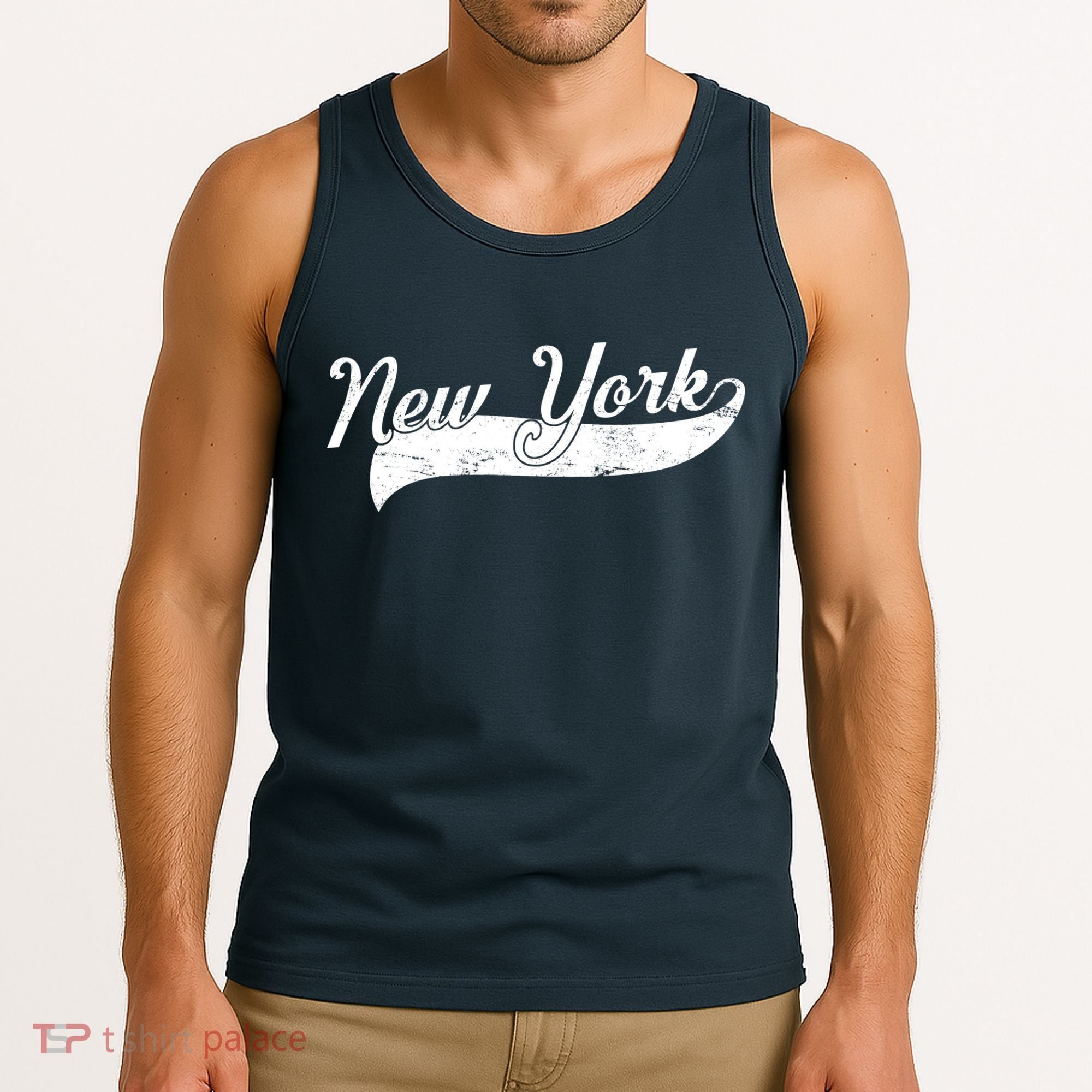 New York Classic Logo Tank Top
