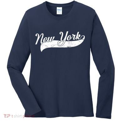 New York Classic Logo Women's Long Sleeve Shirt