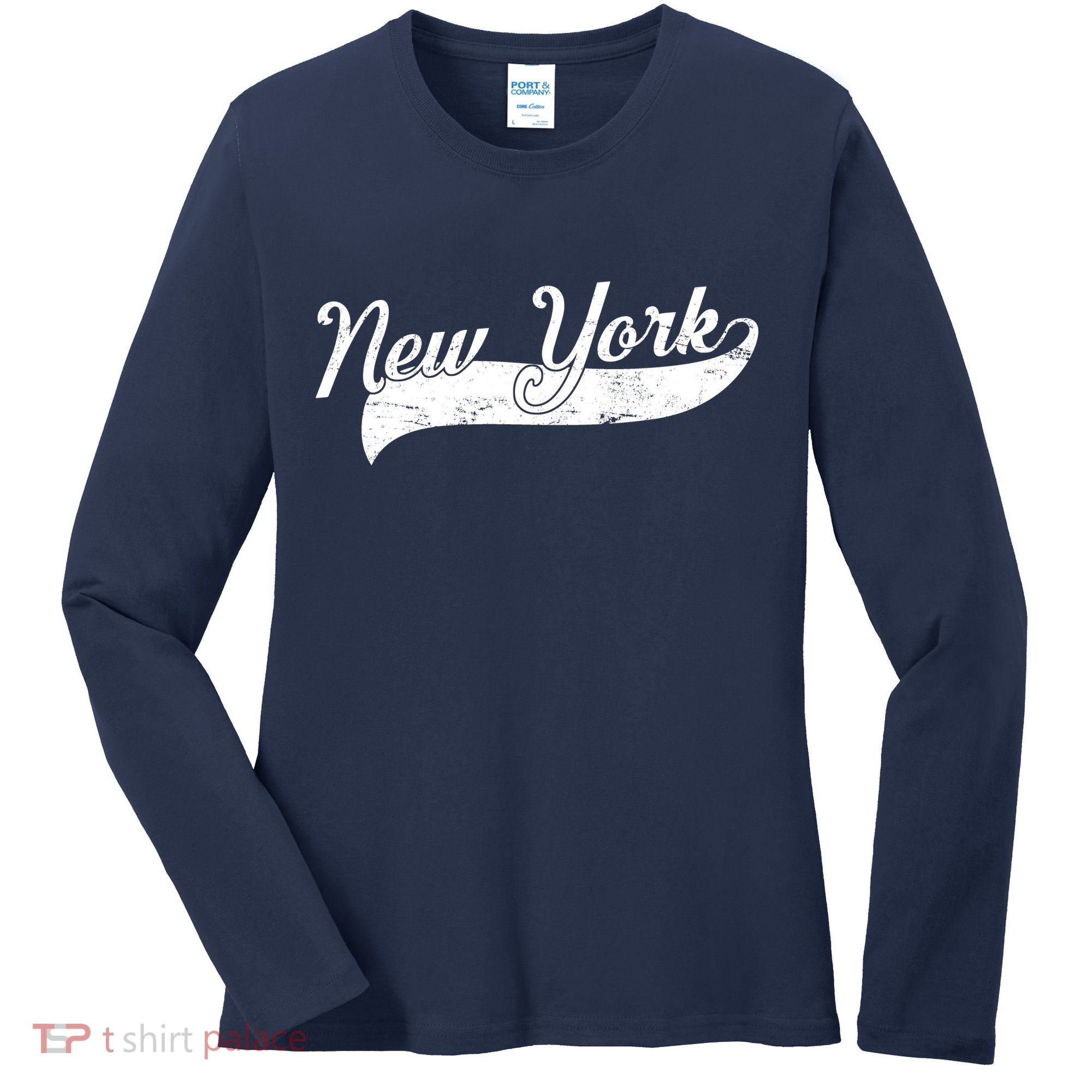 New York Classic Logo Women's Long Sleeve Shirt