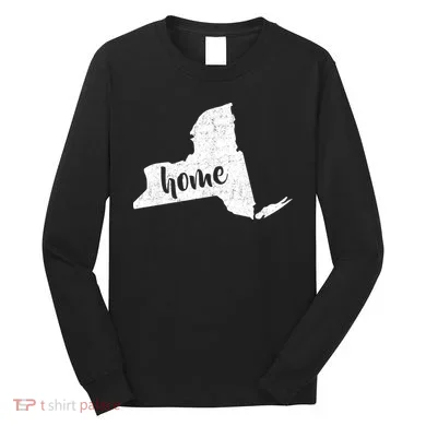 New York Home State Long Sleeve Shirt