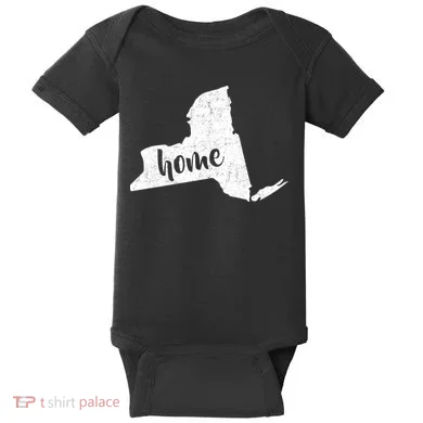 New York Home State Baby Bodysuit