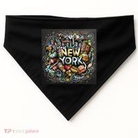 New York Illustration USA-Made Doggie Bandana thumb 0