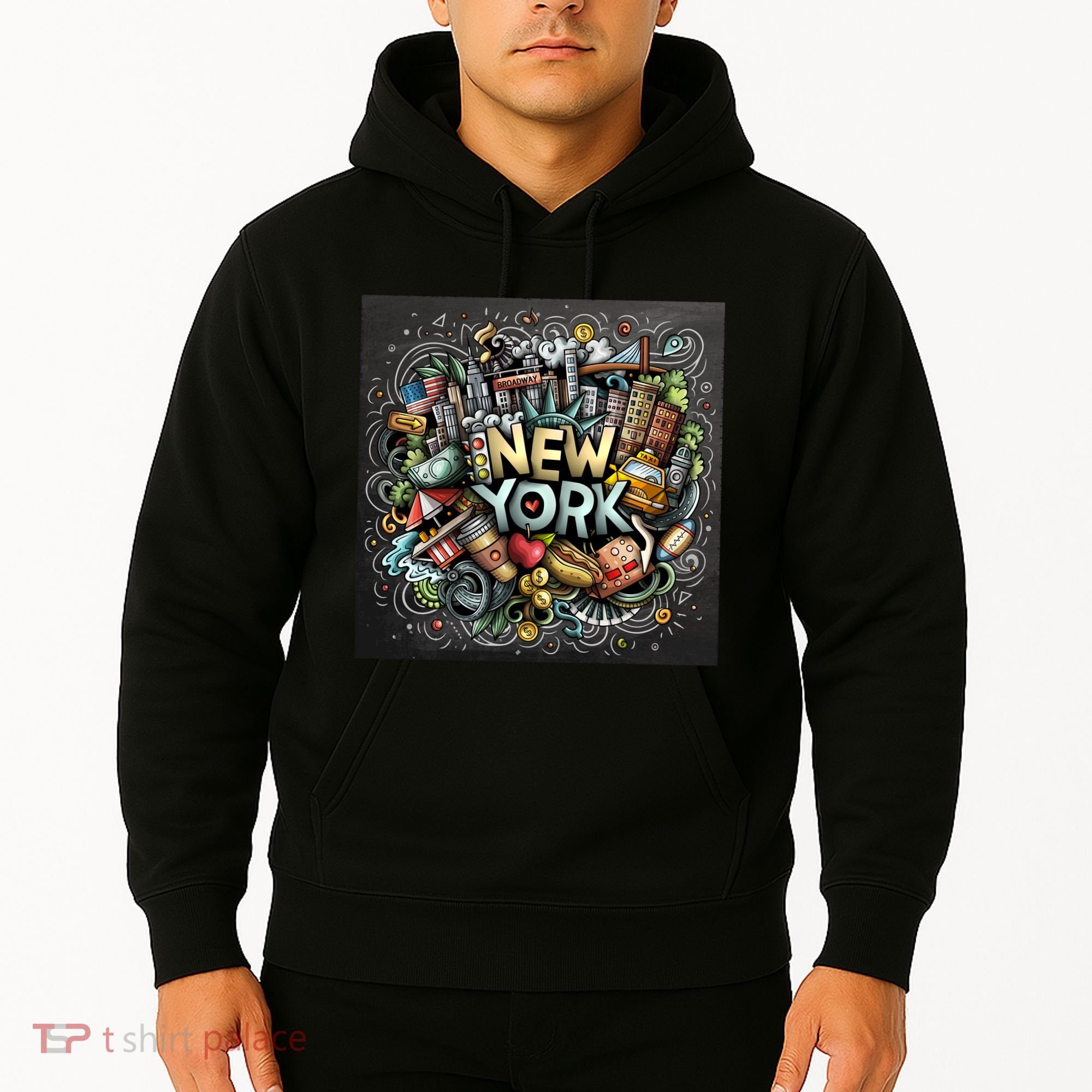 New York Illustration Hoodie