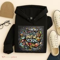 New York Illustration Hoodie thumb 4