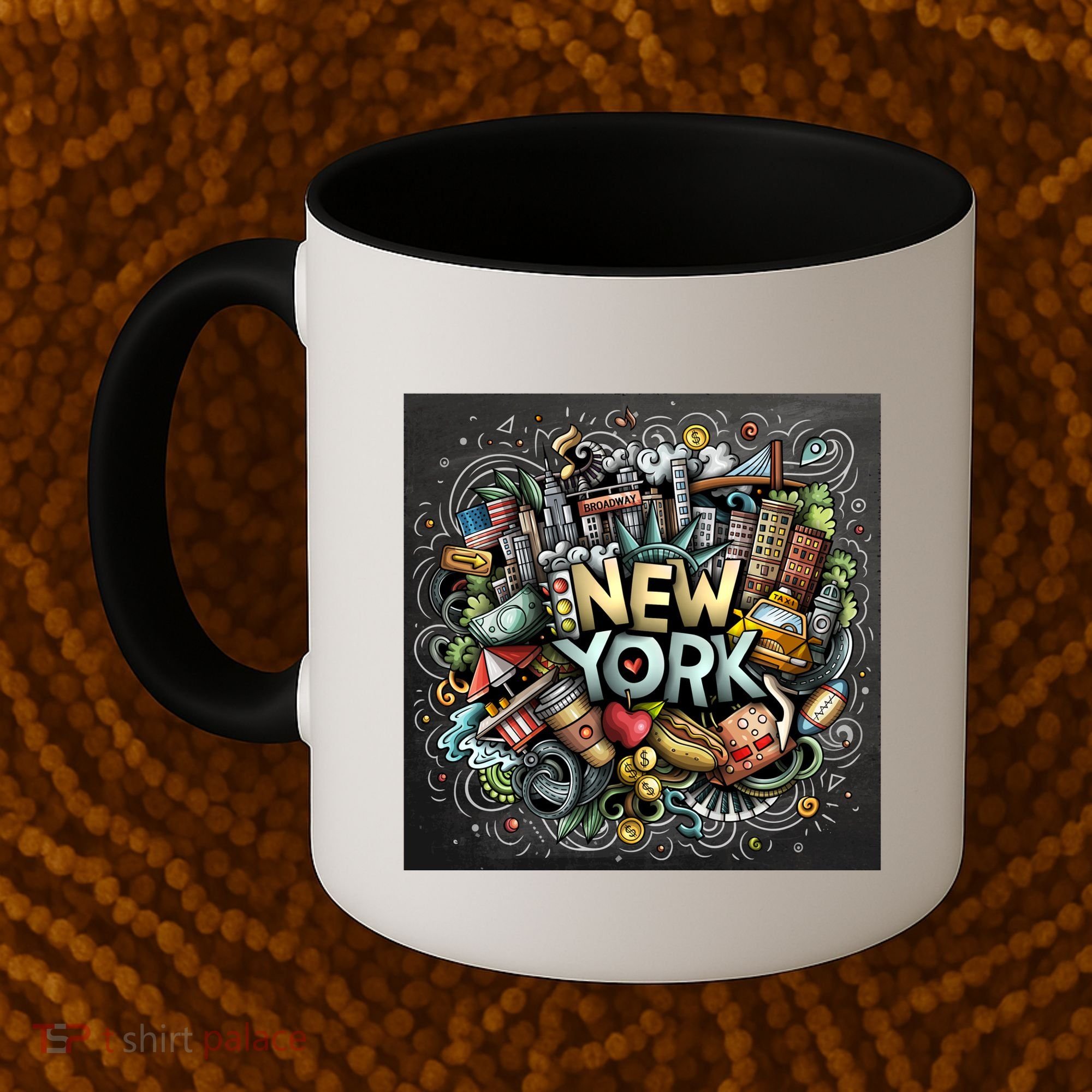 New York Illustration Coffee Mug