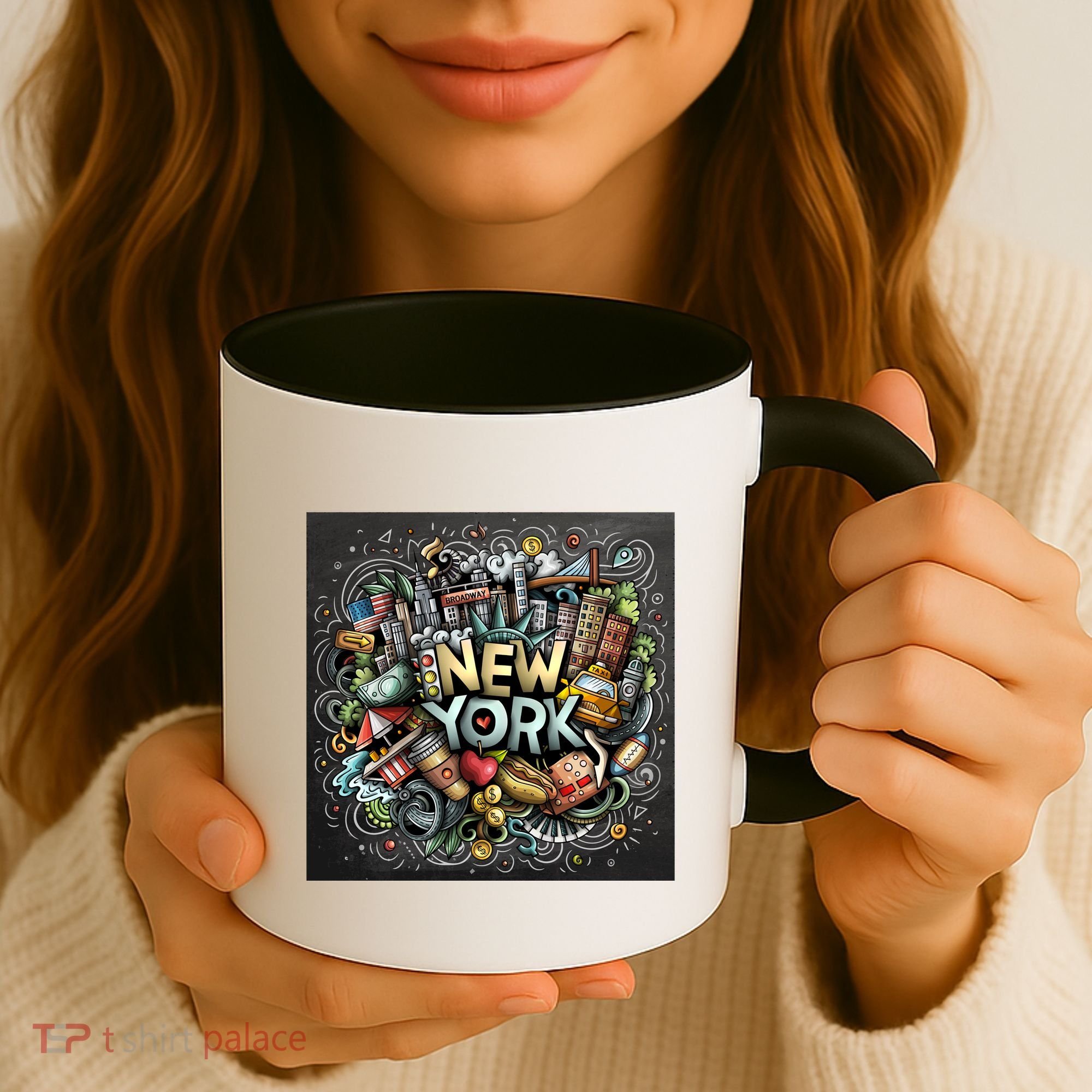 New York Illustration Coffee Mug