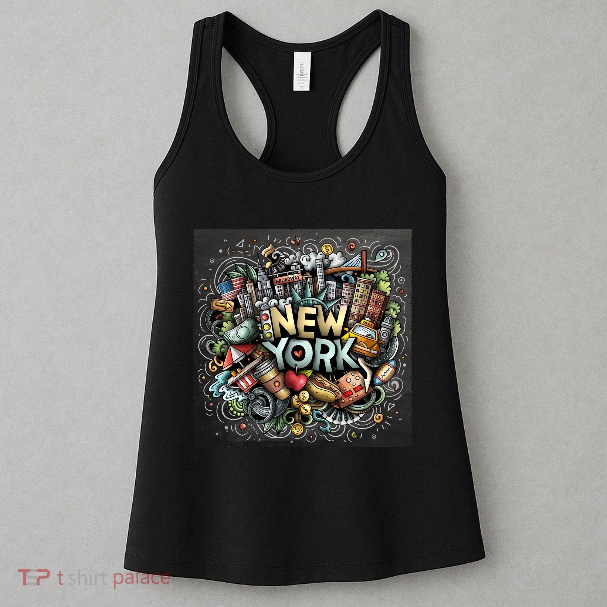 New York Illustration Women's Tank Top