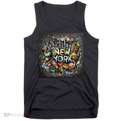 New York Illustration Tank Top