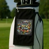 New York Illustration Golf Towel thumb 2