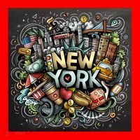 New York Illustration Santa Hat thumb 1