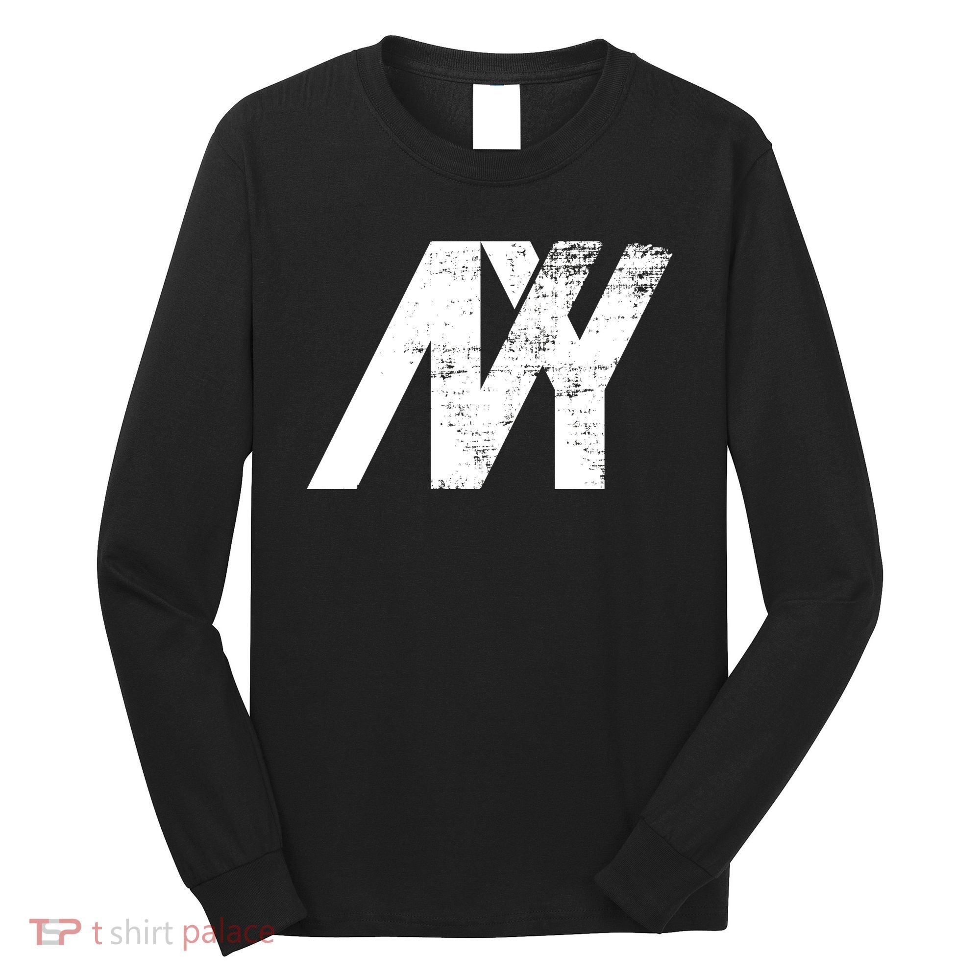New York NY Grunge Long Sleeve Shirt
