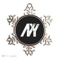 New York NY Grunge Ornament thumb 0