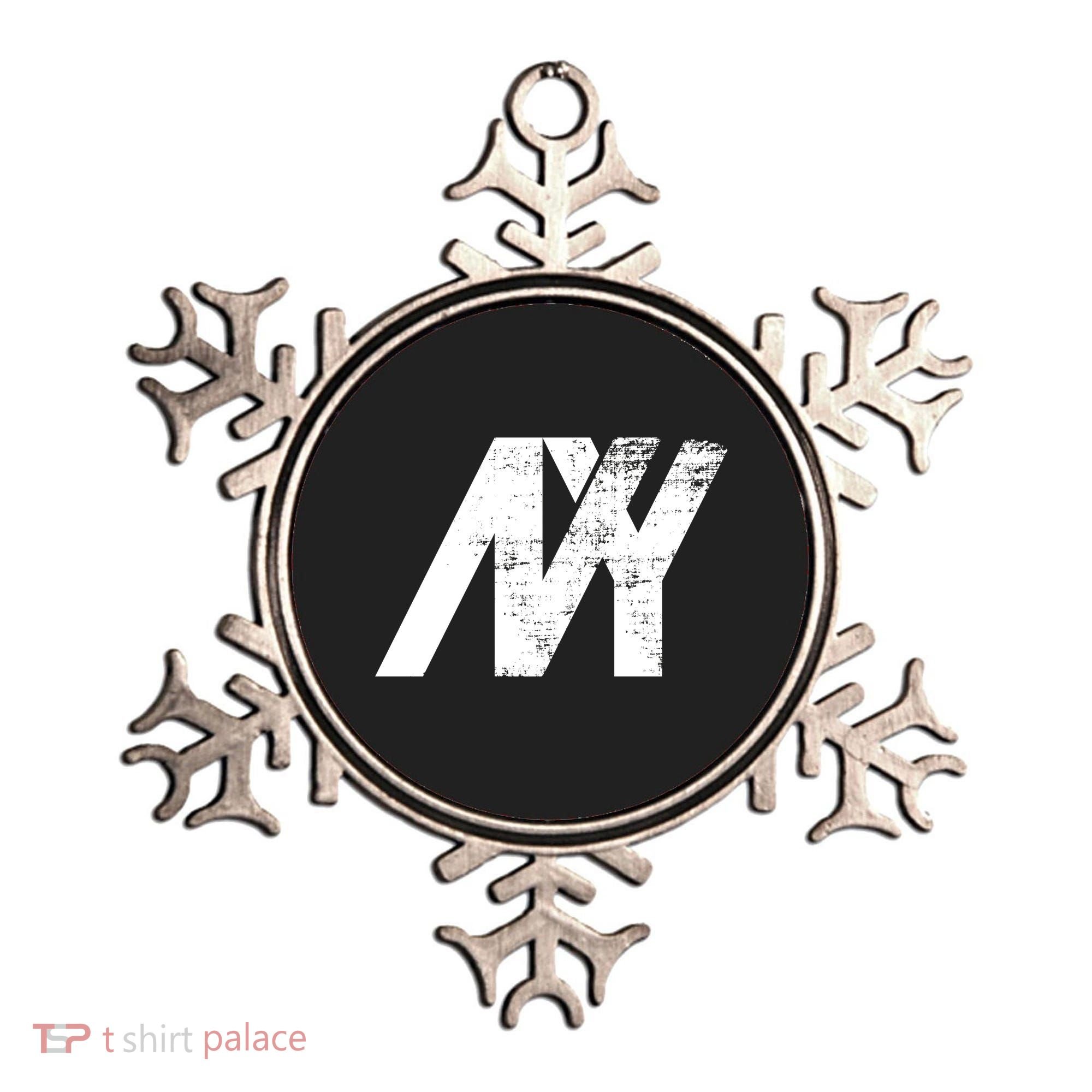 New York NY Grunge Ornament