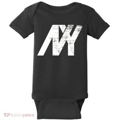 New York NY Grunge Baby Bodysuit