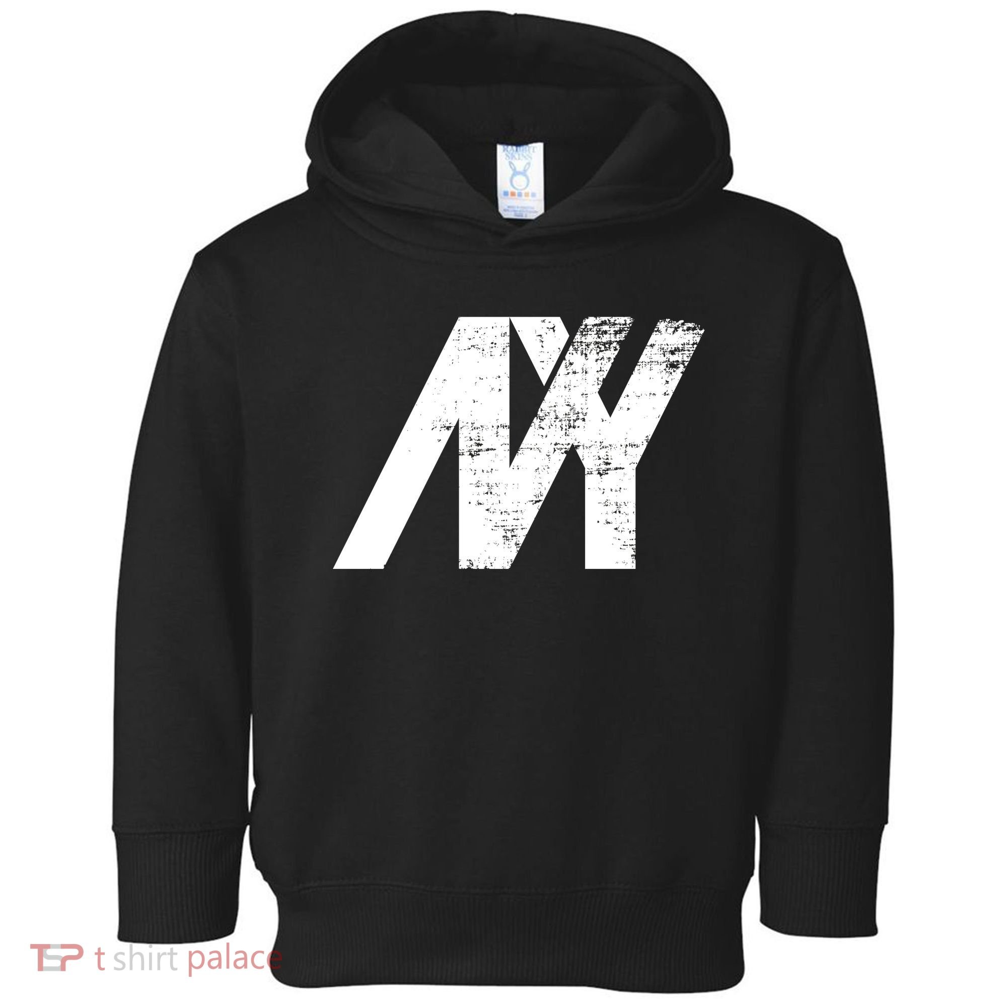 New York NY Grunge Toddler Hoodie