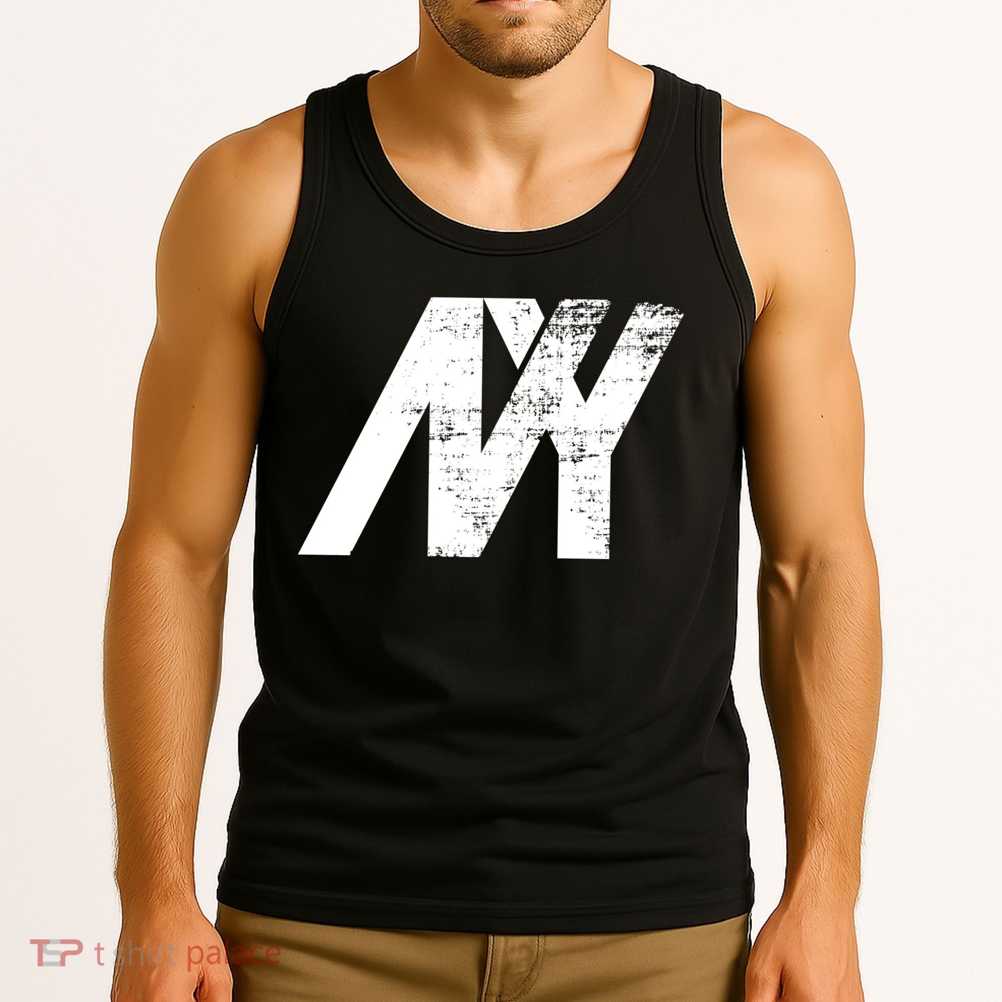 New York NY Grunge Tank Top