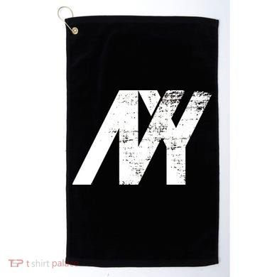 New York NY Grunge Golf Towel