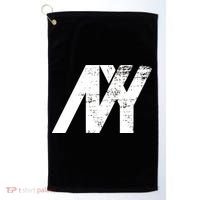 New York NY Grunge Golf Towel thumb 0