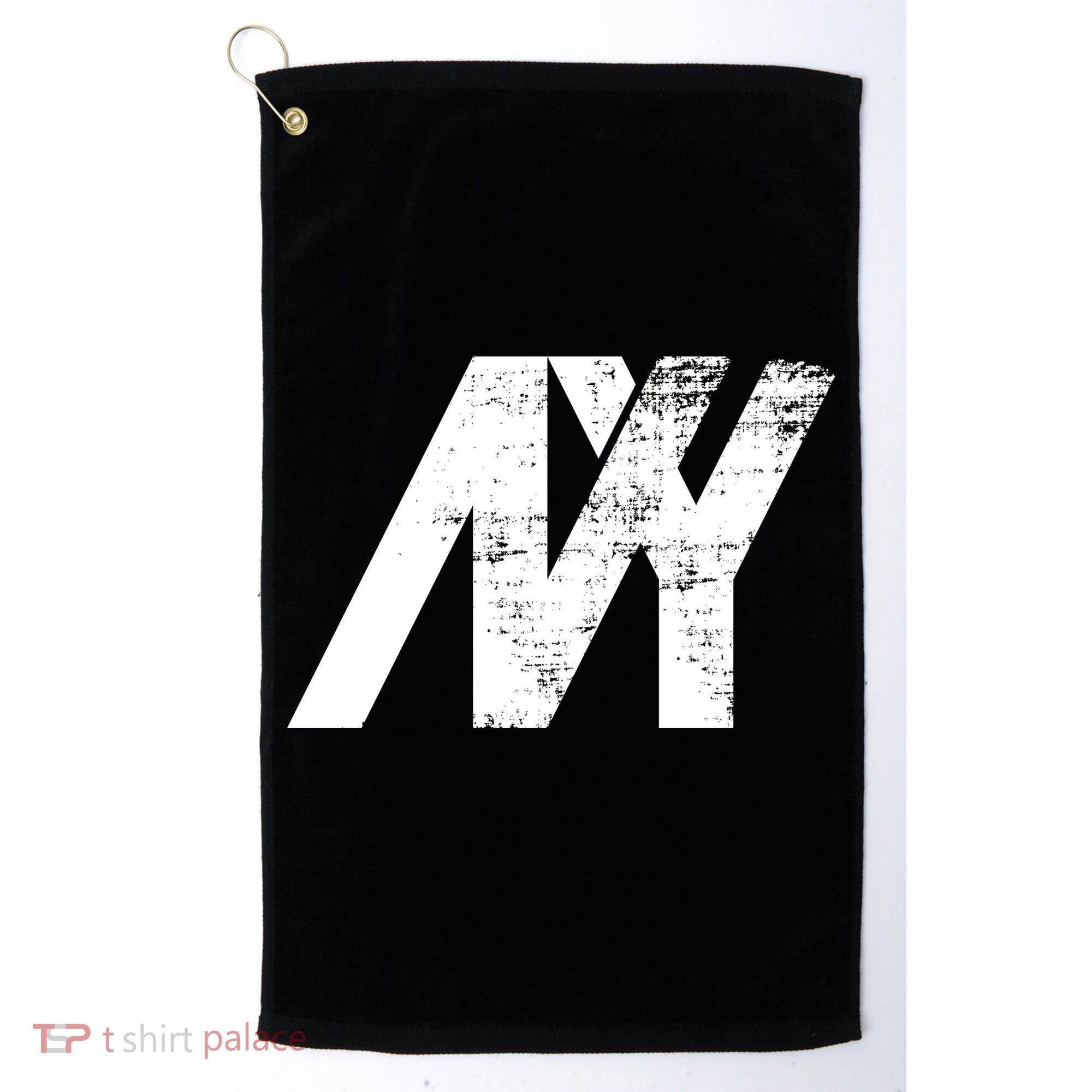 New York NY Grunge Golf Towel