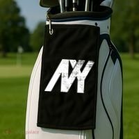 New York NY Grunge Golf Towel thumb 2