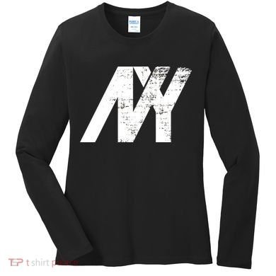New York NY Grunge Women's Long Sleeve Shirt