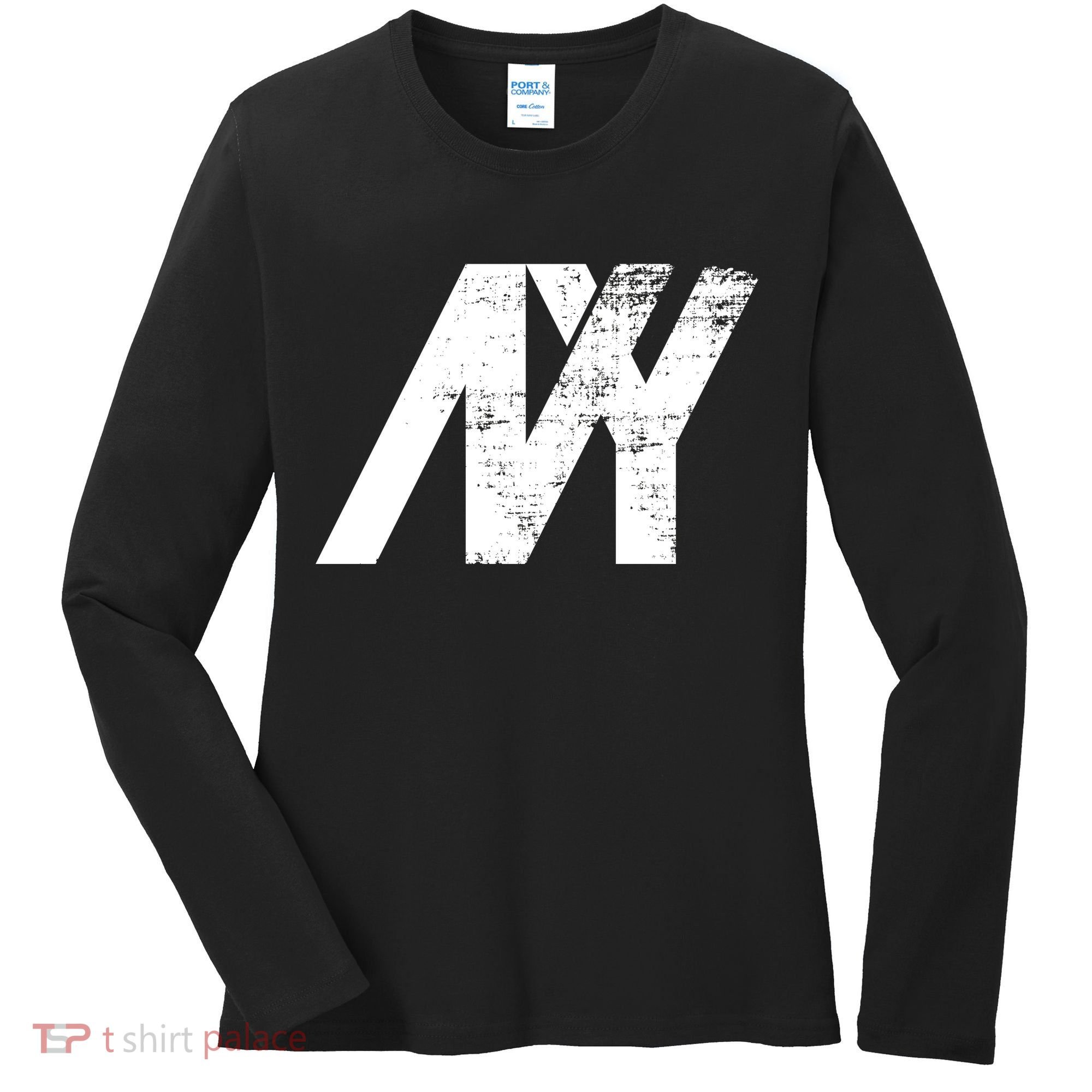 New York NY Grunge Women's Long Sleeve Shirt
