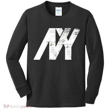 New York NY Grunge Kids Long Sleeve Shirt