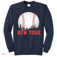 New York Skyline Baseball Sports Fan Sweatshirt thumb 0