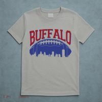 New York Skyline Buffalo Football Fan T-Shirt thumb 5
