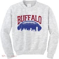 New York Skyline Buffalo Football Fan Kids Sweatshirt thumb 0