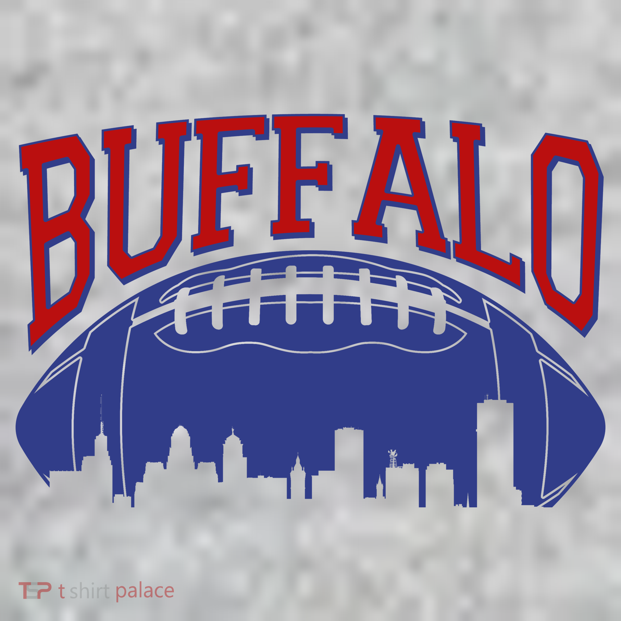 New York Skyline Buffalo Football Fan Kids Sweatshirt