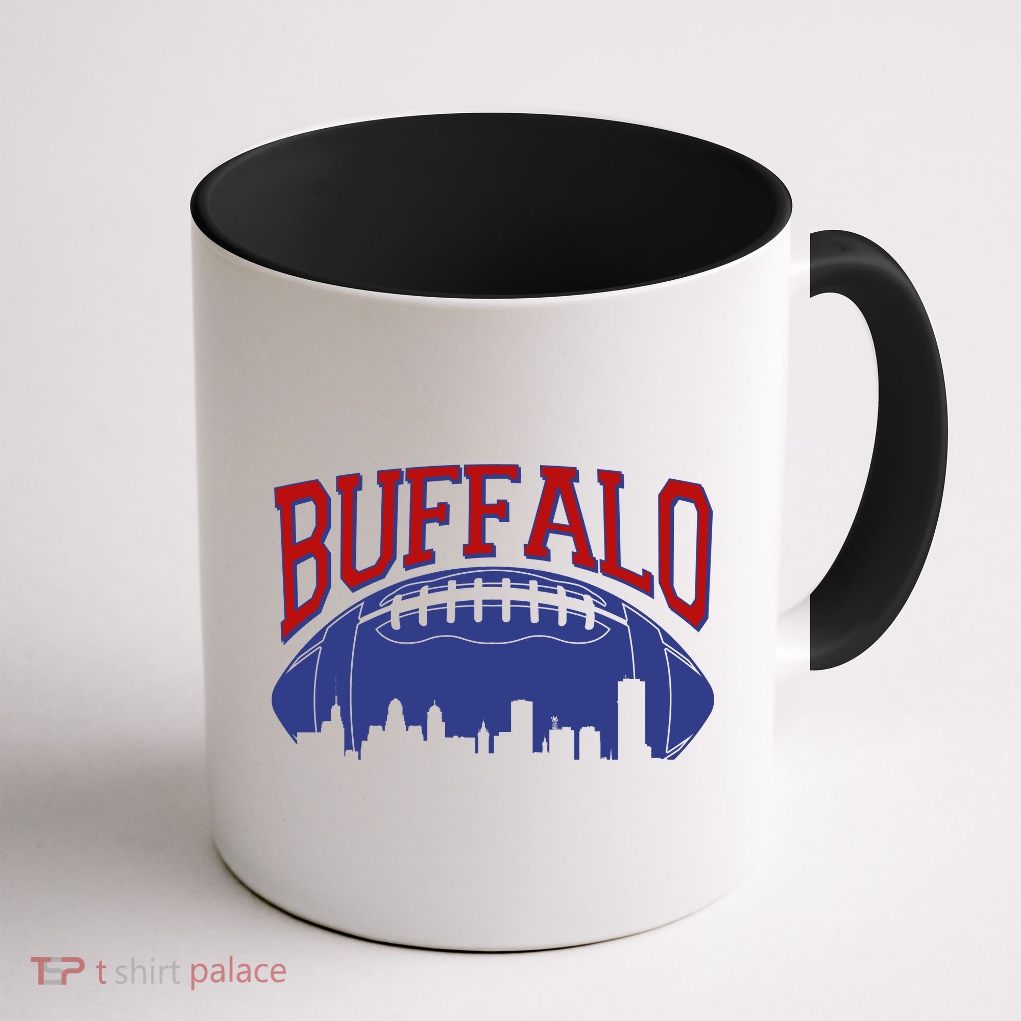 New York Skyline Buffalo Football Fan Coffee Mug