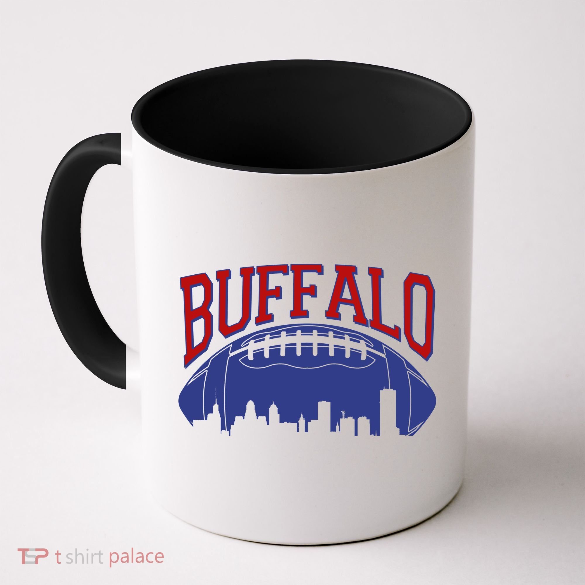 New York Skyline Buffalo Football Fan Coffee Mug
